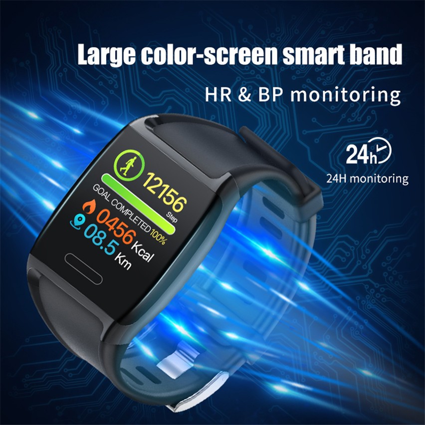 新款V2 1.3寸彩屏智能手环手表防水健康血压心率蓝牙运动手环